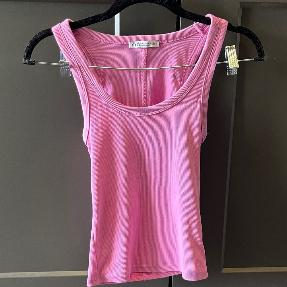 Zara Fuchsia Sleeveless Top